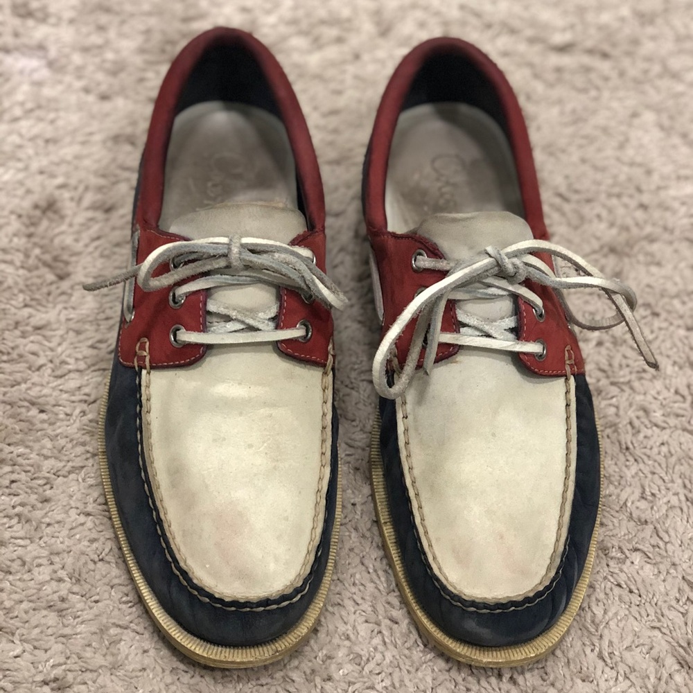 Cole Haan Air Yacht Club Boat Blue/Red Size 10M